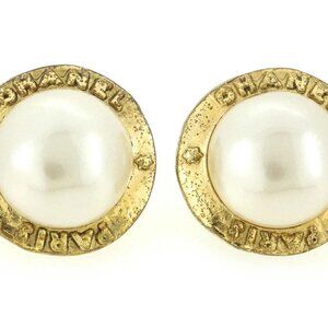 CHANEL Earring gold Women Authentic secondhand